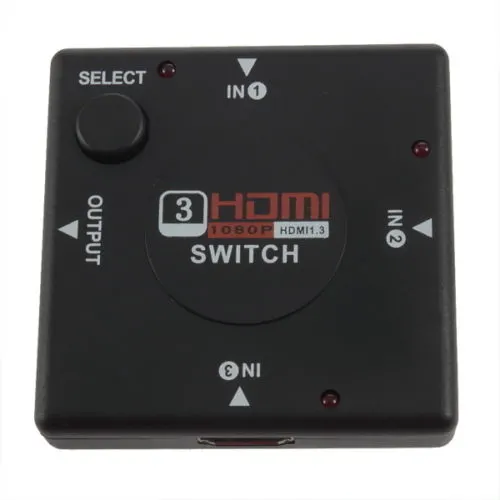 موزع hdmi هو الحل لوصل عدة اجهزة على شاشة تحوي منفذ واحد.