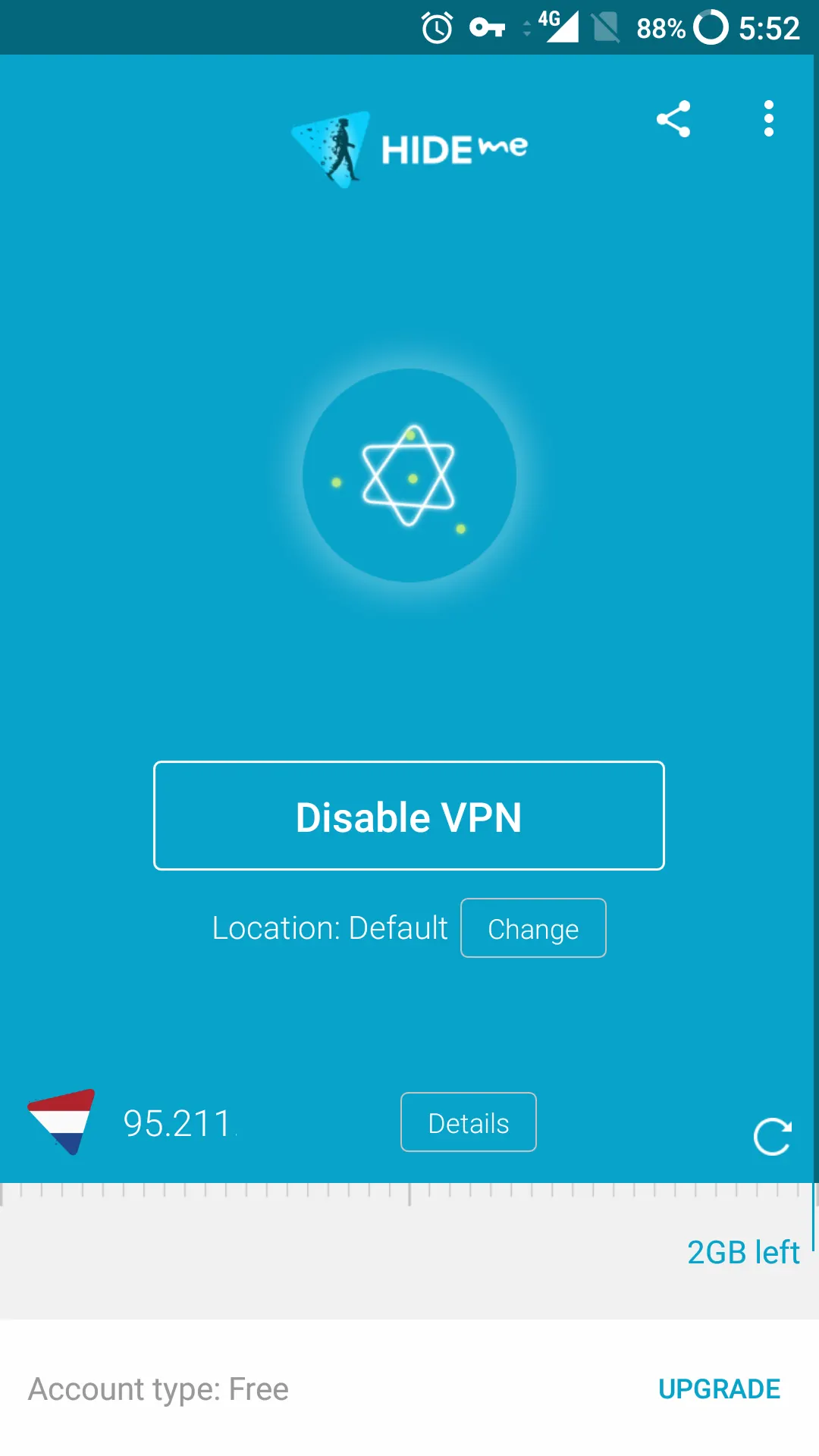 VPN مجاني لحماية خصوصيتك و فتح برامج الإتصالات المحجوبة.